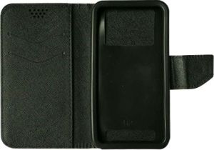 TelForceOne Pokrowiec Smart Universal Fancy Silicon 4.7" 74x138 czarno-złoty (GSM031105) 3