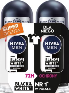 NIVEA DEO Roll-on_Duo męski B&W Inv.Origin 2x50ml 1