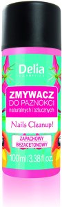 DELIA Zmywacz do paznokci sztucznych i naturalnych zapachowy, bezacetonowy 100 ml 1