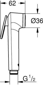 Słuchawka prysznicowa Grohe GROHE Tempesta-F Trigger Spray 30, Chrome, 1 pc(s) 3