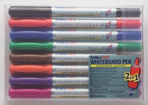 Artline whiteboard pen, double-ended, 8 colors 3