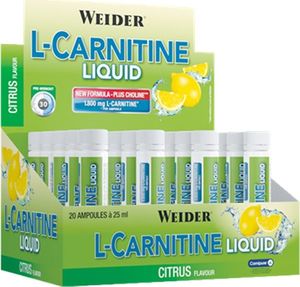Weider Weider L-Carnitine Liquid 20x25ml / Citrus - WEI/094#CYTRY 1