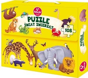 Promatek Gra Puzzle - Świat Zwierząt 1