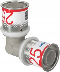 Uponor S-Press PLUS presvinkel 90° PPSU 25 mm 1