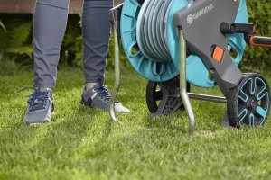 Gardena AquaRoll M, assembled with 20m CLASSIC Hose 1/2" 7