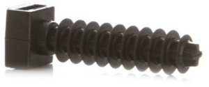 CABLE TIE WALL PLUG BASE 10MM BLACK 1