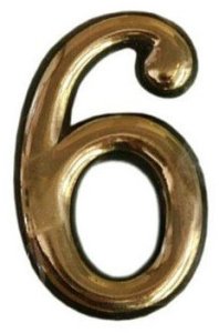 DOOR NUMBER CR 6 PLASTM 1