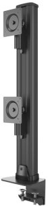 Multibrackets M VESA Deskmount HD Dual Vertical Widescreen 32" - 50", Clamp/Bolt-through, 48 kg, 81.3 cm (32"), 127 cm (50"), 100 x 100 mm, Black 3