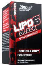 Nutrex Lipo-6 Black - 60 kapsułek 1