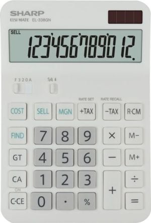 Kalkulator Sharp EL-338GN BOX (SH-338GN) 1