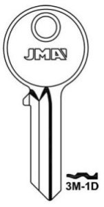 BLANK KEY 3M-1D 2