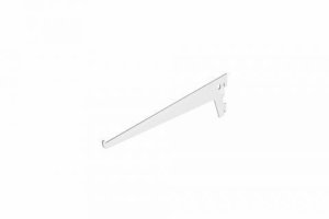 BRACKET SINGLE SLOT 350 MM WHITE 2