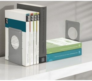 BOOK END 120X130 MM GREY 2