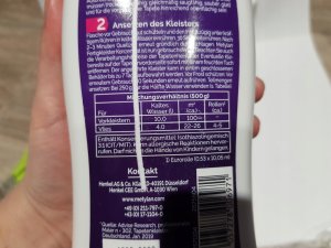 Memorysolution WALLPAPER GLUE METYLAN FLEECE CONCE 500G 8