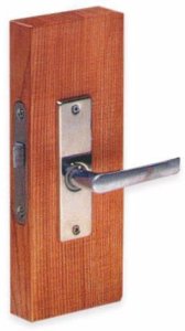 THI DOOR LATCH, NICKELLED, POLISHED 2