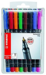STABILO OHPen Universal, Multicolour, Germany, 8 pc(s), 102 mm, 16 mm, 153 mm 1