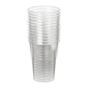 Plastglas 25 cl Ø78 mm EU320 RPET Klar,50 stk/ps - (50 stk.) 1