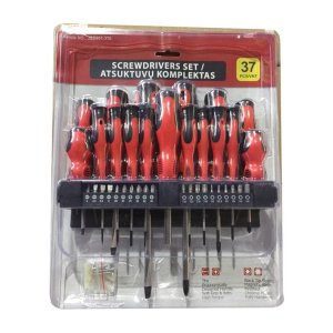 SCREWDRIVERS SET, 37 PCS 1