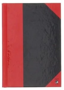 Bantex 100302825, Monochromatic, Black, Red, A6, 96 sheets, 70 g/m², Lined paper 2