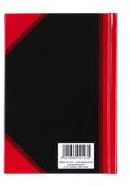 Bantex 100302825, Monochromatic, Black, Red, A6, 96 sheets, 70 g/m², Lined paper 3