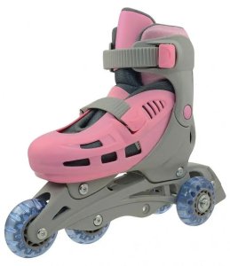 Rolki Rulyt Triskate rekreacyjne regulowane różowe r. 27-30 1