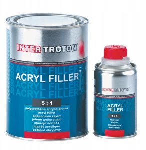 CAR PRIMER 1374 GREY 0,8 L AND HARDENER 1