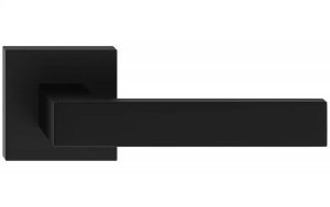 DOOR HANDLE QUBIK SQUARE BLACK UNIVERSAL 1