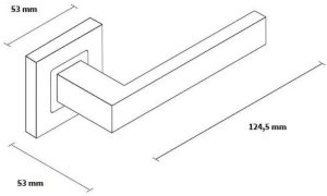STKPCZ DOOR HANDLE TOPAZ BLACK PVD 4