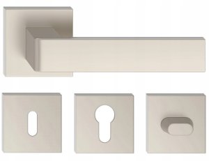 DOOR HANDLE RUMBA SATIN NICKEL 1