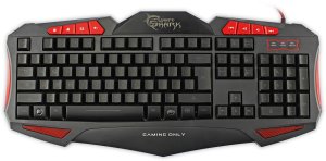 *WHITE SHARK TASTATUR SHOGUN GK1621 RED DK LAYOUT 1