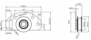 WHEEL DOOR PUSH LOWER FAST D/50 (10/50) 3
