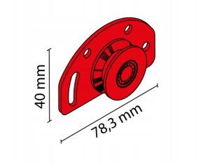 WHEEL DOOR PUSH LOWER FAST D/50 (10/50) 9