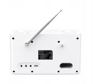 Kenwood CR-ST100S-W, Internet, DAB+, FM, 87.5 - 108 MHz, PTY, 20 W, Full range 5