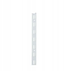 DOUBLE SLOTTED UPRIGHT 150CM INTEG WHITE 1