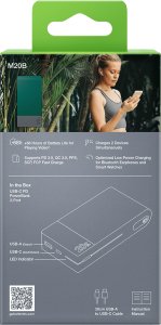Powerbank GP Batteries Portable PowerBank M20B, 20000 mAh, Lithium Polymer (LiPo), Quick Charge 3.0, Green 18