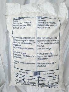 SALT TABLETS FILTER CLEANING ASOO 25KG 2