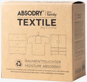 ABSODRY MOISTURE ABSORBER TEXTILE 2X100G 1
