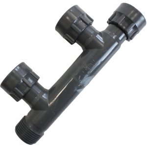 PVC MANIFOLD SYSTEM 2 PORTS 1IN 1