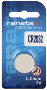 Renata CR2032 Lithium knapcelle batteri, 1 stk. 1