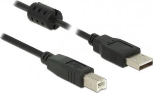 Kabel USB Delock USB-A - USB-B 3 m Czarny (84898) 1