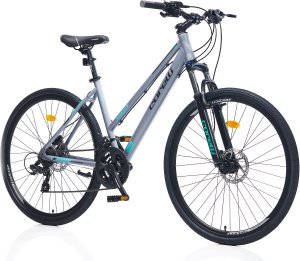BIKE CITY 28 ALUMINUM 21V GREY WOMEN 1