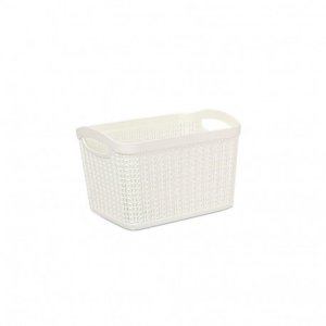 BASKET 6.6L KNIT M-083 WHITE 1
