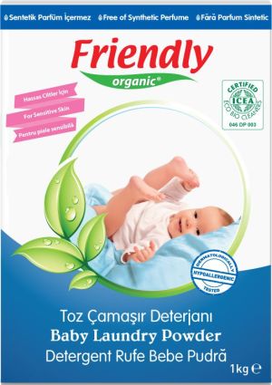 Friendly Organic Proszek do prania ubranek dziecięcych, 1kg (FRO01598) 1