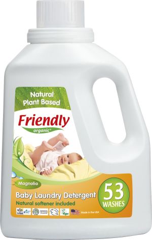 Friendly Organic Płyn do prania ubranek dziecięcych, magnoliowy, 1567 ml (FRO00591) 1
