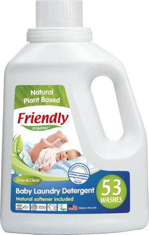 Friendly Organic Płyn do prania ubranek dziecięcych, bezzapachowy, 1567 ml, (FRO00416) 1
