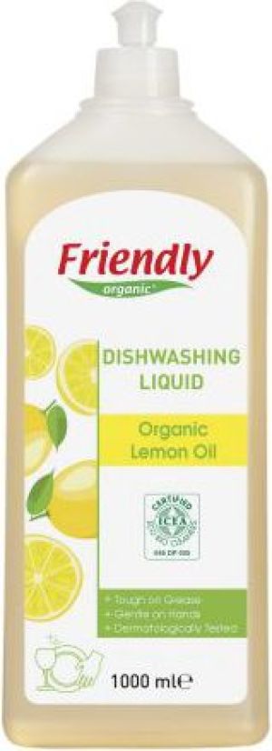 Friendly Organic Płyn do mycia naczyń cytrynowy 1L (FRO01659) 1