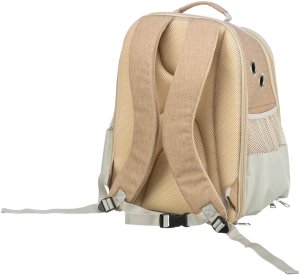 TRIXIE 28831, Soft pet carrier, Backpack pet carrier, Dog, 7 kg, Top & front load, Beige 4