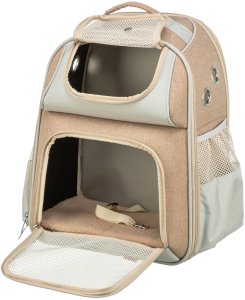TRIXIE 28831, Soft pet carrier, Backpack pet carrier, Dog, 7 kg, Top & front load, Beige 6