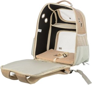 TRIXIE 28831, Soft pet carrier, Backpack pet carrier, Dog, 7 kg, Top & front load, Beige 9