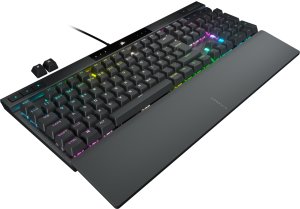 Corsair K70 PRO-BLK-OPX Silver-RGB, Full-size (100%), USB, Opto-mechanical key switch, QWERTY, RGB LED, Black 10
